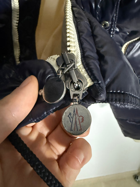 Moncler Leon Jacket Size 3 Navy Blue